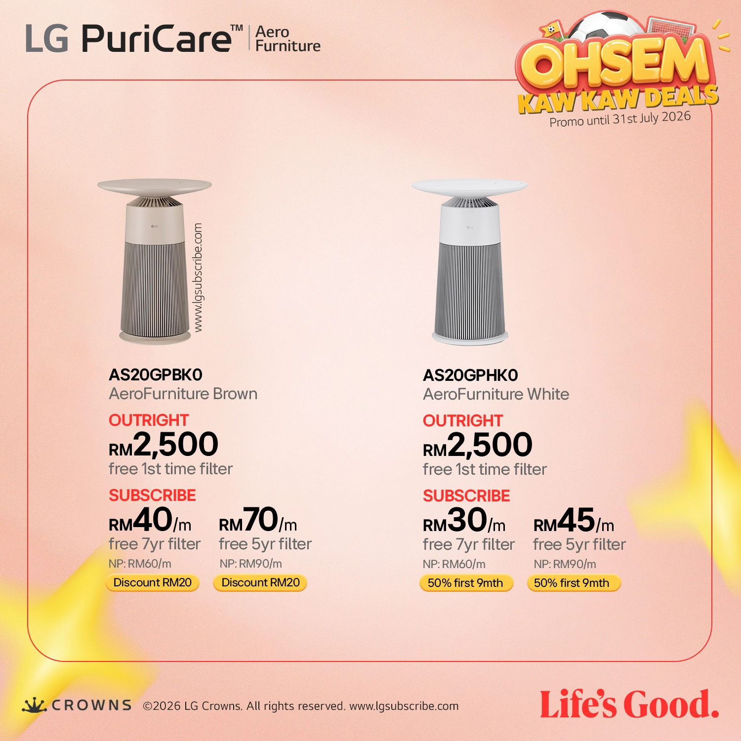 LG PuriCare Dehumidifier
