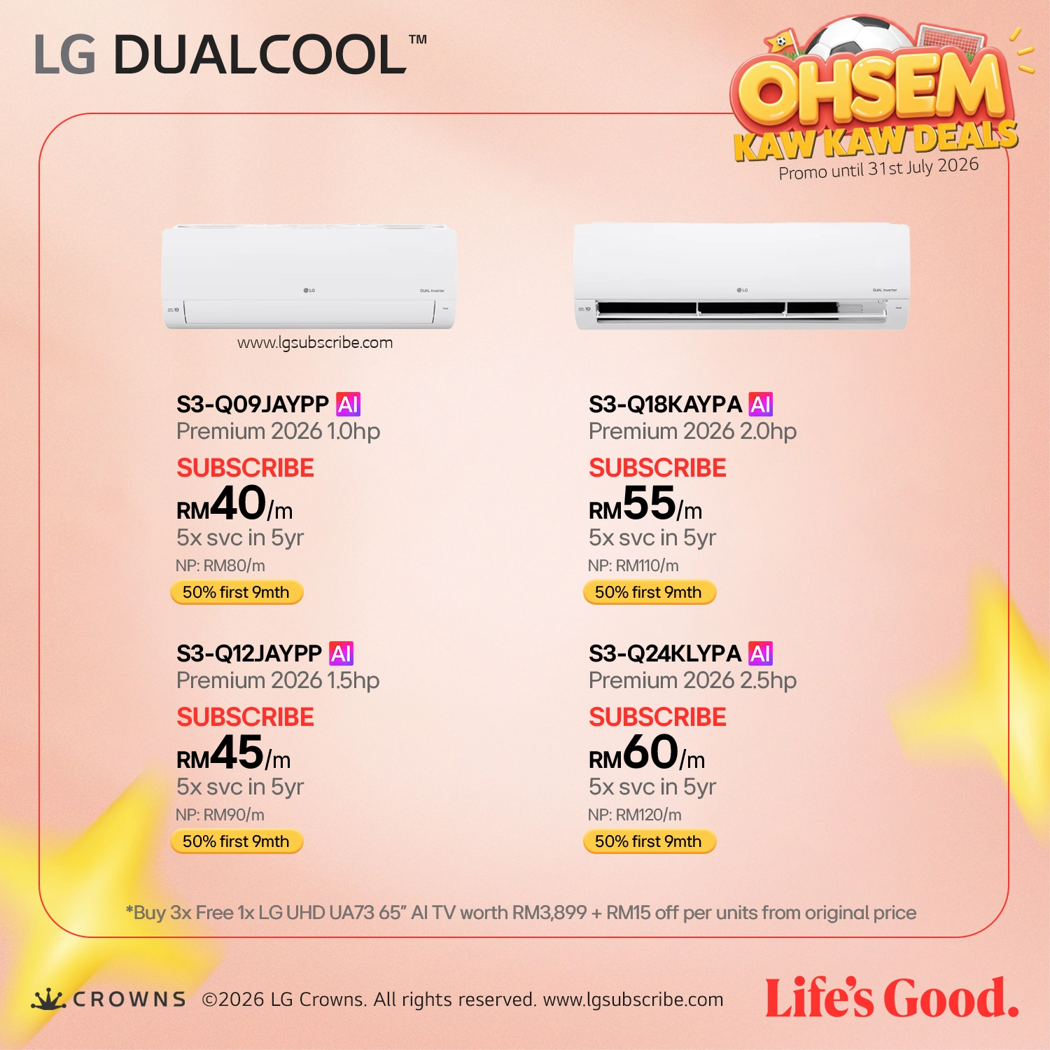 LG DUALCOOL - Air Conditioner