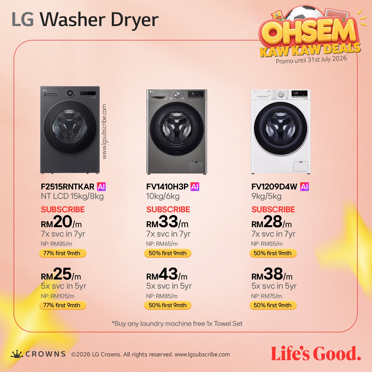 LG Front Loader