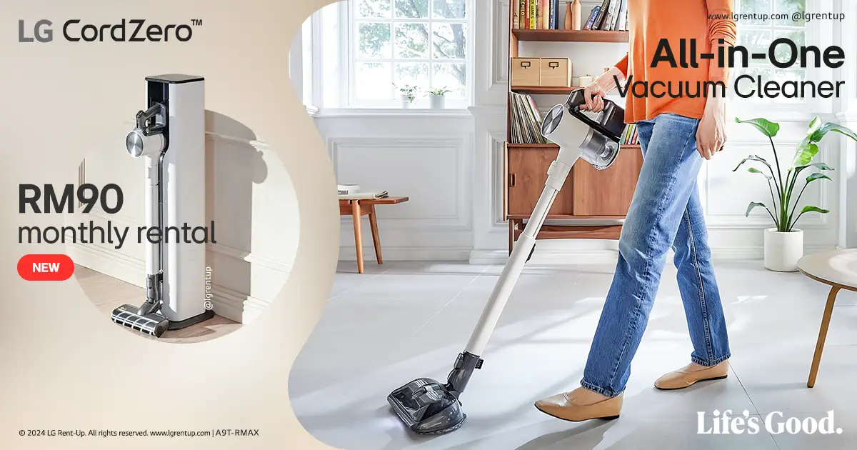 LG CordZero All-in-One Tower Vacuum Cleaner A9T-RMAX